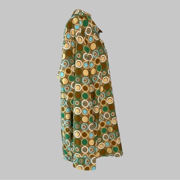 Vintage 1970s Men's Button Down Shirt- Medium - Picture 5 of 6